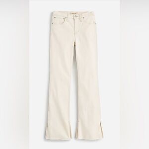 Madewell Kick Out Full-length Jeans in Vintage Canvas Raw Hem Edition NWT W 27